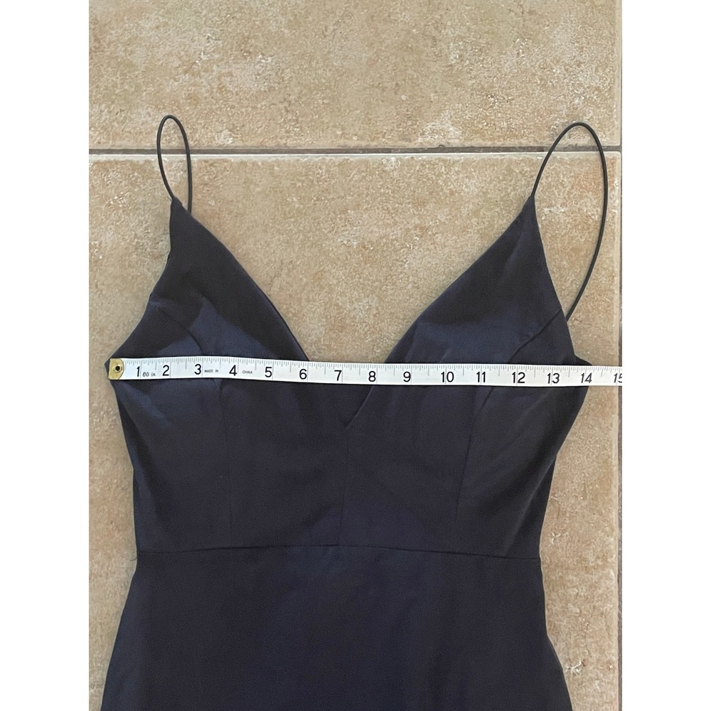 G by Guess Charcoal Faux Suede Cutout Back Bodycon Midi Dress Small - Picture 5 of 8